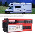 thumbnail image 4 of 2000W Car Power Inverter for Vehicles, 110V 4000W  Modified Sine  Car Power Inverter 3 AC Adapter, LCD Digital Display 4 USB Ports 3 Outlets Car Lighter Battery Inverter, 4 of 8