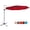red, variant on 11' Patio Cantilever Offset Umbrella 360° Rotation Outdoor Tilt Blue
