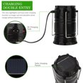 thumbnail image 3 of Ultra Bright Camping Lantern with Rechargeable Batteries, Water Resistant Portable LED Solar Collapsible Camping Lantern Flashlights Torch for Outdoor (2 Pack), 3 of 9