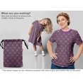 thumbnail image 5 of oneOone Polyester Spandex Violet Fabric Damask Fabric For Sewing Printed Craft Fabric By The Yard 56 Inch Wide, 5 of 5