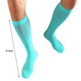 thumbnail image 4 of MesaSe 1 Pair Candy Color Anti-slip Smooth Men Socks Knee High Invisible Seamless Tube Socks, 4 of 11