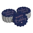 thumbnail image 1 of Inkdotpot Étiquette de Bouteille Joyeux Anniversaire en Feuille d'Or Rose Véritable 100 Pcs, 1 of 6