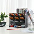 thumbnail image 2 of Mesh Desk Organiser,Multi-Functional Pen Holder,Desktop Stationary Organiser, Pen Storage Rack for School Home Office Supplies, 2 of 7