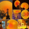 thumbnail image 2 of Sunset Projection Lamp LED Lighting USB Charging Romantic Night Light for Photog, 2 of 5