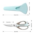 thumbnail image 3 of Cqxid Cutter Under $10 Kitchen Shears Ultra Sharp Stainless Steel Multifunctional Stainless Steel Kitchen Detachable Shears Heavy Duty Meat Scissors Chicken Poultry Fish Herbs Food Scissors, 3 of 9