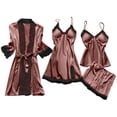 thumbnail image 2 of DPTALR Lingerie Femme Robe en Soie Dentelle Ensemble de Pyjama, 2 of 3