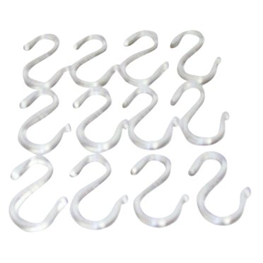 12 CLEAR PLASTIC PUNCH BOWL CUP S HOOKS HANGERS