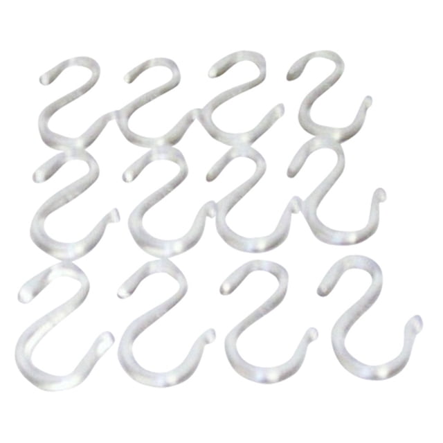 12 CLEAR PLASTIC PUNCH BOWL CUP S HOOKS HANGERS