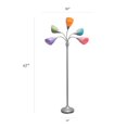 thumbnail image 4 of Simple Designs Lampadaire à col de cygne réglable à 5 lumières, 4 of 9