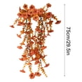 thumbnail image 3 of Tyidzon Trumpet Flower Trumpet Flower Rattan Wall Hanging Simulation Flower, 3 of 7
