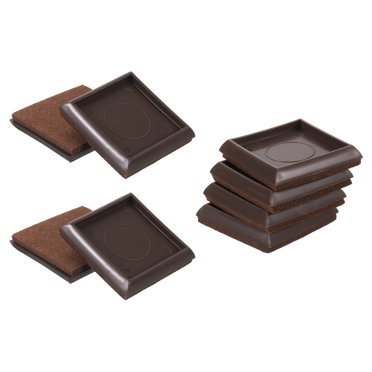 Coussins de Meuble, 8 Pcs Protège-Meubles Carrés de 2 Pouces avec Feutre