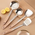 thumbnail image 1 of Sokhug 4-Pcs Cooking Utensils Set, Stainless Steel Kitchen Utensils, Wok Utensils Set Include Wok Ladle, Slotted Spoon, Wok Spatula and Slotted Spatula, Dishwasher Safe, 1 of 1