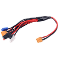 thumbnail image 2 of 8 in 1 RC Lipo Battery Charger Splitter Cable Adapter Connector XT60 Plug to JST T Plug XT60 EC3 Futabas Tamiyas, 2 of 5