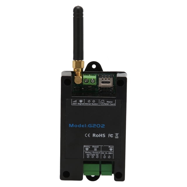 GSM Gate Access Controller, 850 900 1800 1900MHz GSM Gate Opener Multipurpose G202 Smart For Warehouses For Garages