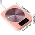 thumbnail image 3 of Heated Saucer Thermostatic Beverage Warmer for Kitchen, Electric Cup Warmer with Fast Heating Technology, Portable & Compact for Coffee, Tea & Beverages, Kitchen Essentials & Home Accessory, 3 of 6