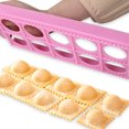 thumbnail image 4 of Maytalsory Dumplings DIY Tool Delicious Dumplings Easily Pink Wide Applications Durable 10 Grid Squares, 4 of 6