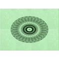 thumbnail image 1 of Ahgly Tapis Rectangulaire Lavable en Machine Intérieur Vert Menthe, 8 Pieds x 10 Pieds, 1 of 7