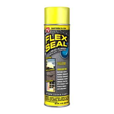Flex Seal Scellant en Caoutchouc en Vaporisateur, Jaune, 14 Oz