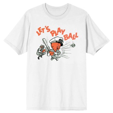 Dr Pepper T-Shirt Blanc pour Homme « Let's Play Ball » Publicité Vintage - TTG