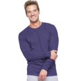 thumbnail image 1 of Hanes Beefy-T T-Shirt à Manches Longues pour Hommes, TTG, Violet, 1 of 1