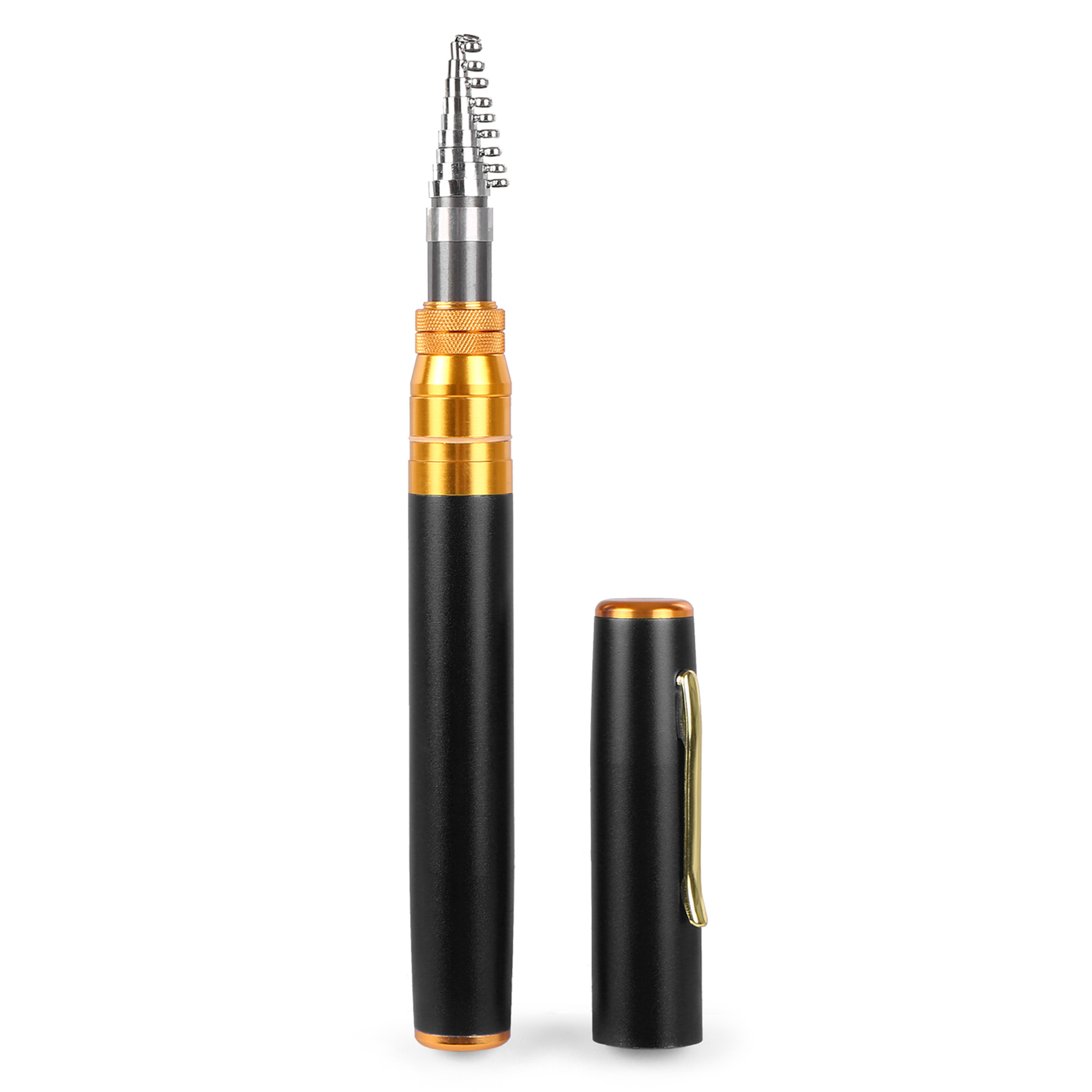 Yeacher Telescopic Pocket Pen Fishing Rod Mini Fishing Pole Fishing Accessories