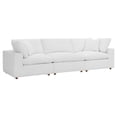 thumbnail image 3 of Modway Commix 3 Piece Down Filled Overstuffed Sectional Sofa Set in Pure White, 3 of 10