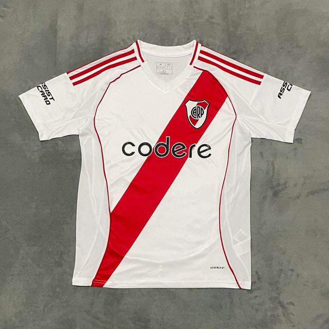 24-25 Season River Plate Home Short-Sleeved Summer Classic Commemorative Team Football Jersey-M
