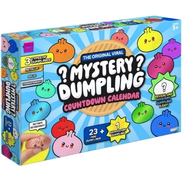 Squishy Dumpling Dumpling Squishy Advent Calendar, 2026 Mystery Advent Countdown Calendar 24 Days, for Anxiety Relief Hand Relax Gifts