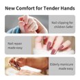 thumbnail image 4 of Electric Nail Clipper, Upgraded 2 in 1 Electric Automatic Nail Clipper with Lid USB Rechargeable Nail Trimmer with Scraps Storage Suitable for Adults and Elderly, 4 of 7