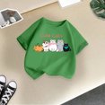 thumbnail image 5 of MEZZALL T-Shirts Graphiques Mignons pour Filles Enfants, Col Rond, Manches Courtes, T-Shirt d'Été Décontracté, Tee Confortable pour Bébé Tout-Petit, Tenue Quotidienne, 5 of 5