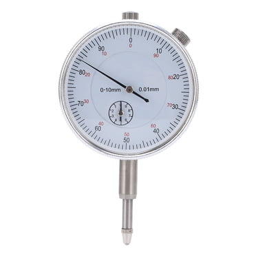 Metric Dial Indicator, Dial Indicator ,Gear Marking Compound,Mechanical Dial Test Indicator High Accuracy Pointer Type Dial Gauge for Instrument Measurement[0-10mm]