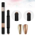 thumbnail image 2 of WIFKLSIIPG Double Headed Nail Powder for Nails Air Cushion Nail Powder Pen Nails Powder with Mirror Effect Manicure Cushion Magic Pen Gold and Silver Colored Sponge, 2 of 8