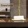 thumbnail image 4 of Plateaux Ovales de Rangement pour Réservoir de Toilettes Baignoire Cuisine Commode Comptoir Organisateur, 4 of 5