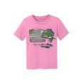 thumbnail image 1 of Gone Fishing With Daddy Kids Cotton T-Shirt - Candy Pink - Small, 1 of 1