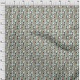 thumbnail image 3 of oneOone Polyester Lycra Fabric Leaves & Floral Block Print Fabric By Yard 56 Inch Wide, 3 of 4