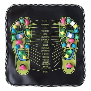 TIELUTT Physical Massage Coussin Pied Pad Massage Acupoint Pratique Soin du pied Acupuncture Mat Strap Yoga Set pour débutants avec roue Rectangle Bolster Yoga Méditation Clever Yoga