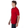 thumbnail image 4 of Hanes Cotton-Blend Men`s Jersey Polo, 4XL, Deep Red, 4 of 4