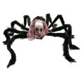 thumbnail image 1 of Leutsin Crâne de Simulation d'Halloween Grande Araignée 75cm Ornement en Peluche Araignée, 1 of 1
