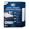 thumbnail image 1 of Sealy CoolTemp™ Mattress Protector, King - Fitted, Waterproof, Soft Knit Top, 1 of 4