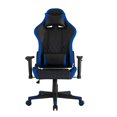thumbnail image 1 of Posh Living Kimberlyn Faux Leather Game Chair Navy, 1 of 9