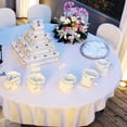 thumbnail image 4 of Costway 10 pcs 90" Round Tablecloth Polyester For Home Wedding Restaurant Party, 4 of 9
