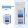 thumbnail image 4 of 2000 Pcs Onglets Autocollants pour Annoter des Livres Notes Autocollantes Transparentes Onglets de Livre pour Classeurs Marqueurs de Page pour Cahiers Onglets Multicolores Inscriptibles et Repositionnables Drapeaux de Livre Onglets Onglets de Bande Onglets d'Index, 4 of 4