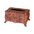thumbnail image 3 of 1Pcs Rectangular Facial Tissue Box Cover Paper Holder Container Home Decoration Small Red Bronze, 3 of 9