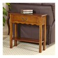 thumbnail image 3 of Leick Furniture Table Console Ondulée en Bois, Fini Chêne Moyen, 3 of 8