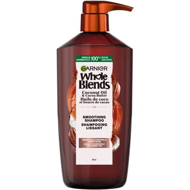 GARNIER Whole Blends Huile de Coco & Beurre de Cacao Dompte & Contrôle les Frisottis Shampooing