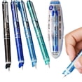 thumbnail image 3 of relayinert Smooth Writing Experience Pilot Fountain Pen For Professionals Retractable Fountain Pens For Writing black ErasableBlue】1+5, 3 of 6