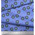 thumbnail image 2 of Soimoi Polyester Crepe Fabric Dart Board Sports Print Fabric by The Yard 42 Inch Wide, 2 of 3