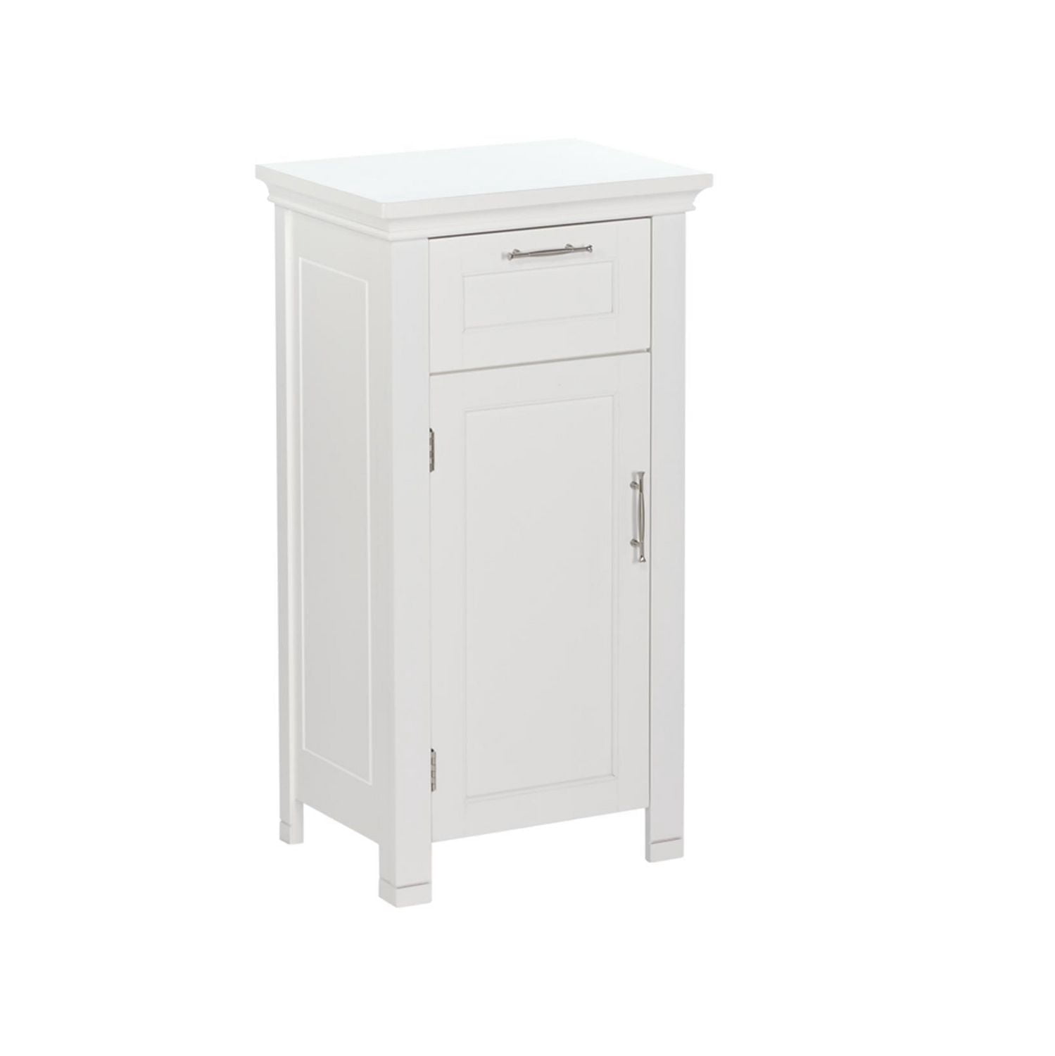Somerset Collection Maison RiverRidge® Armoire sur pieds, 1 porte, 16 po. (largeur) x 30 po. (haut) x 12 po. (prof), blanc