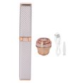 thumbnail image 2 of Electric Eyebrow Epilator, Female Eyebrow Epilator Eyebrow Trimmer Hair Nose Trimmer USB Rechargeable Female Eyebrow Facial Epilator Beauty Instrument Machine, 2 of 8