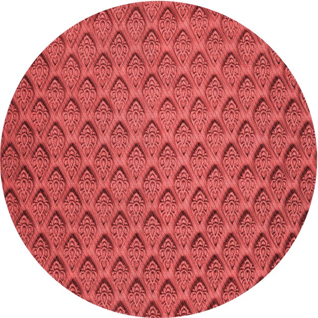 Ahgly Company Tapis d'Intérieur Lavables à la Machine, Carrés, Transitionnels, Rouges, 3 Pi Carrés